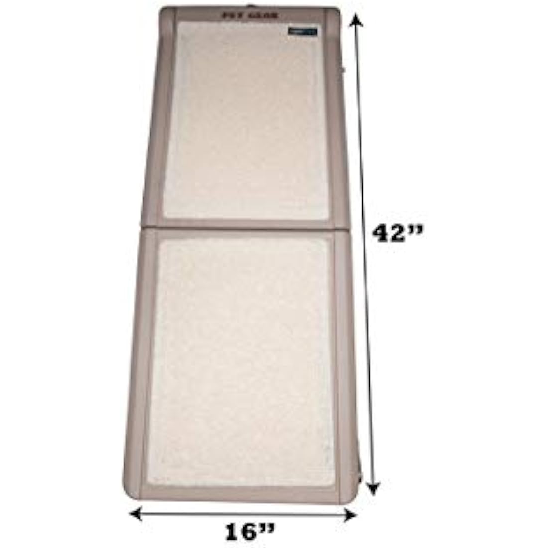 Pet Gear Bi-Fold Indoor Pet Ramp – Portable Folding Dog Ramp, Tan