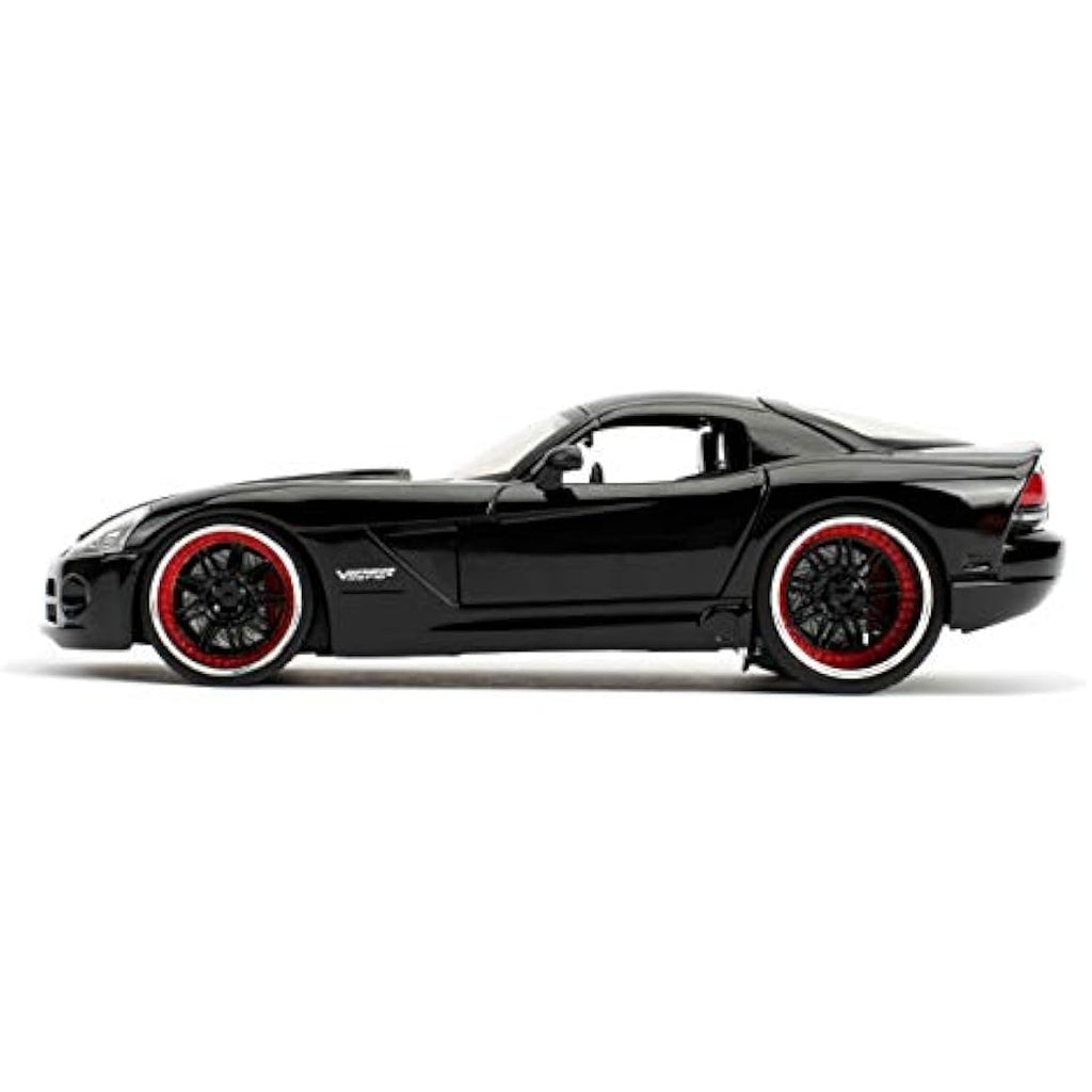 Jada Toys Dodge Viper SRT-10 Diecast Model Car - 1:24 Scale Black