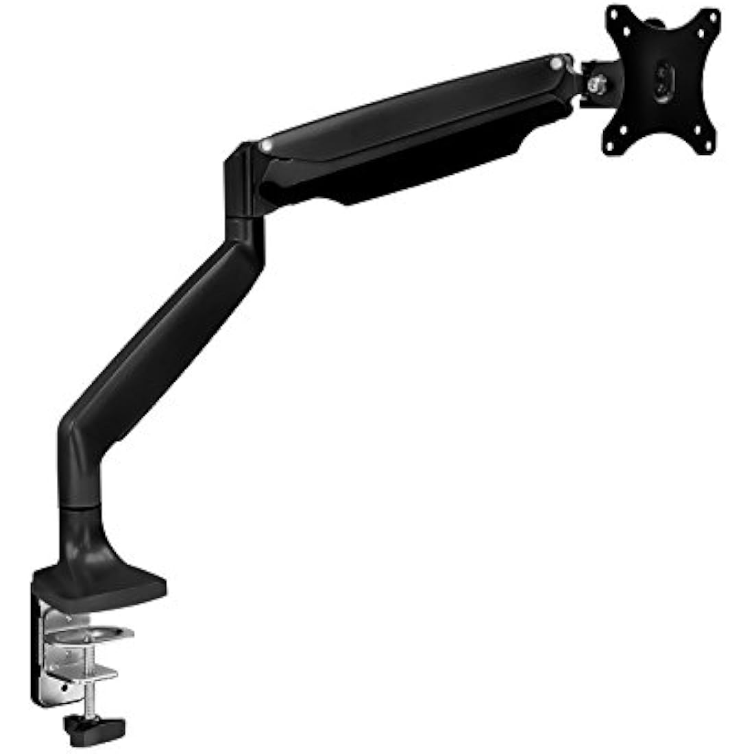 Mount-It! Single Monitor Arm – Gas Spring Desk Mount for 19-32" Screens