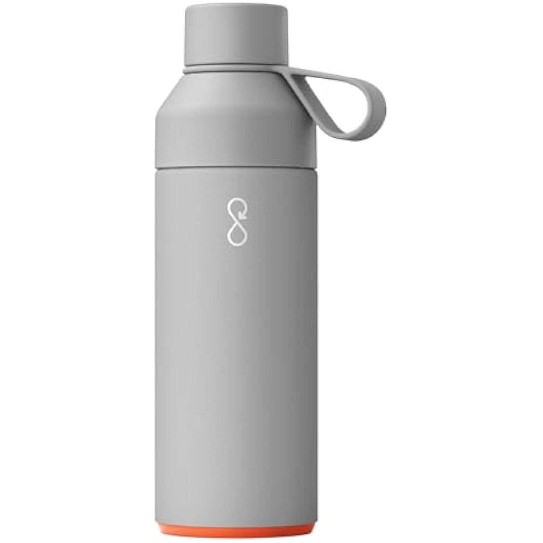 Ocean Bottle 500ml - Recycled Stainless Steel Vacuum Insulated - Rock Grey