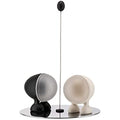 Alessi Lilliput Salt and Pepper Set | Magnetic Stainless Steel - Black/White
