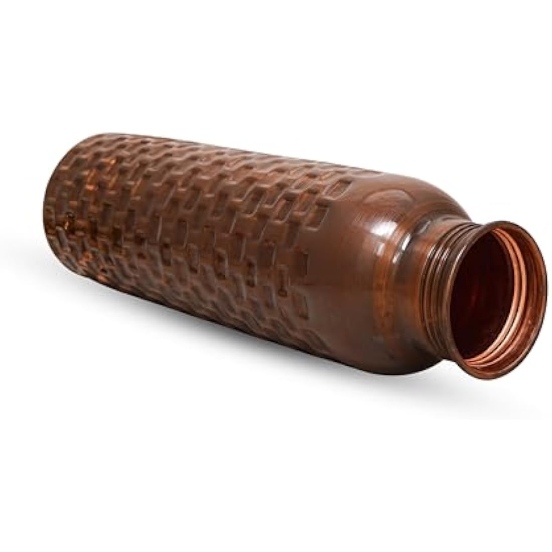 Craft Trade Diamond Copper Water Bottle Set - 1L Leak Proof - Black