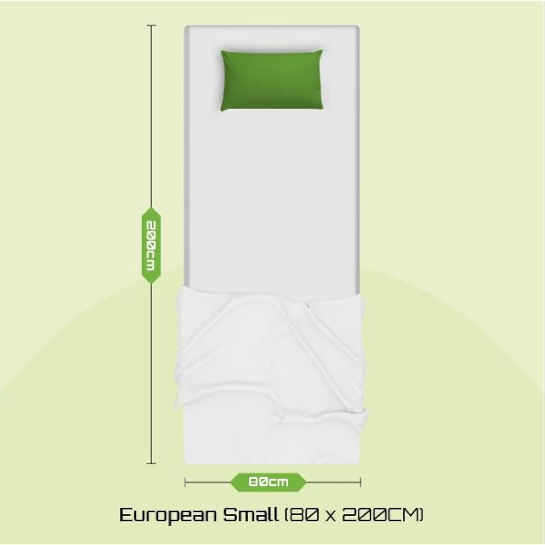 Starlight Beds 80x200 European Small Single Memory Foam Mattress