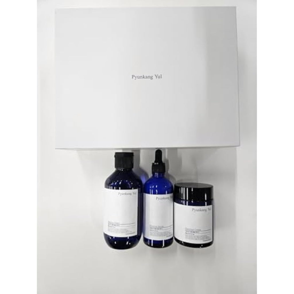 Pyunkang Yul Skincare Gift Set - Moisturizing Toner, Serum & Cream