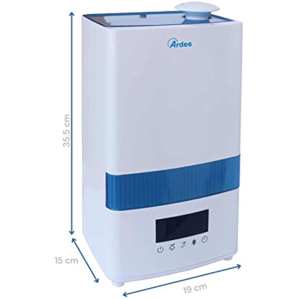 Ardes AR8U20 Ultrasonic Humidifier with Ionizer and 4.5L Tank - White