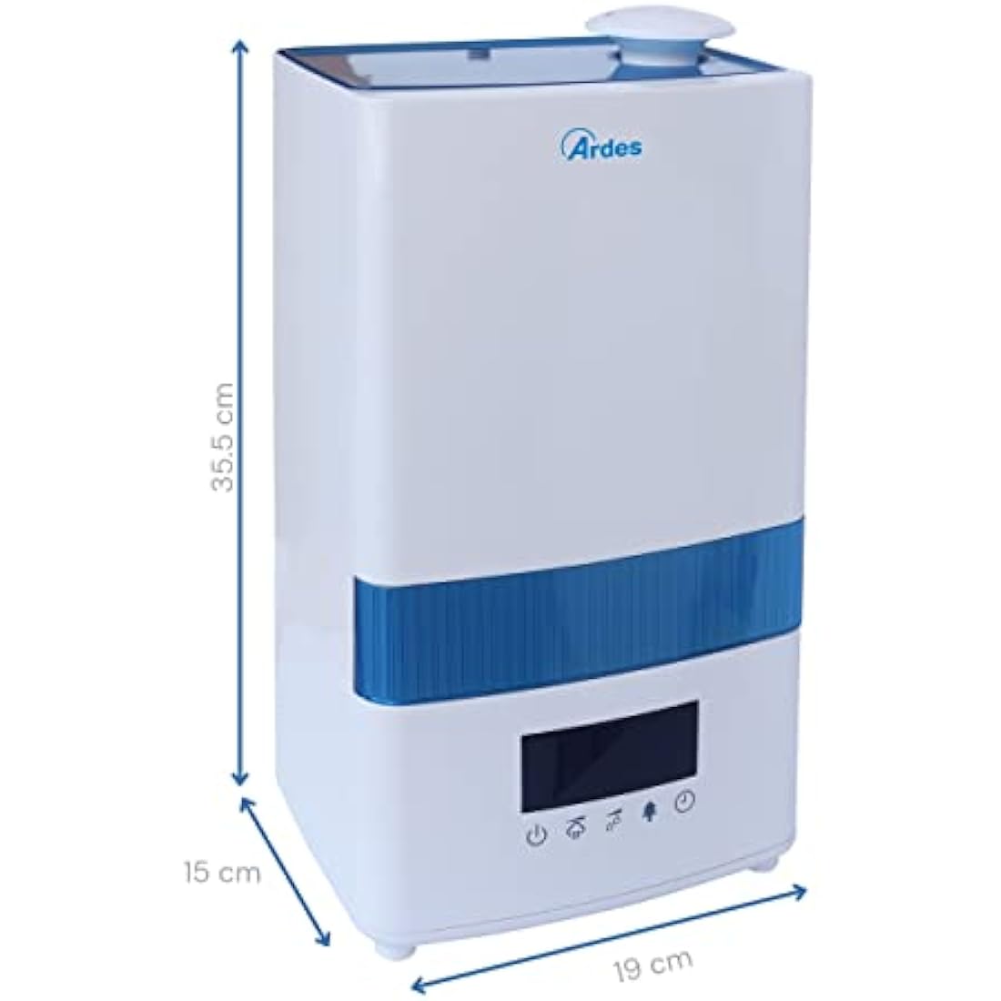 Ardes AR8U20 Ultrasonic Humidifier with Ionizer and 4.5L Tank - White