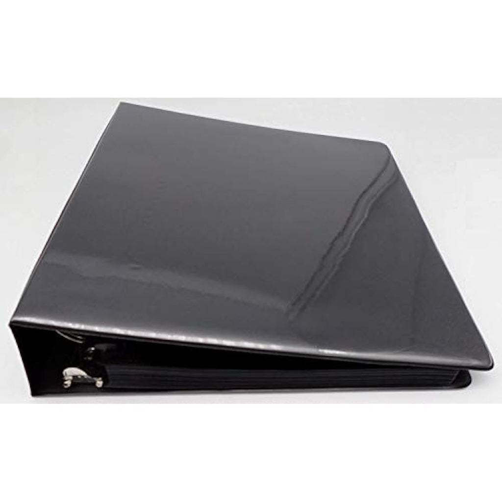 docsmagic.de 3-Ring Card Album with 50 18-Pocket Sideloading Pages - Black