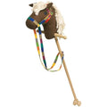 Goki Hobby Horse Jumper – Wooden Stick Toy with Textile Head, 97cm