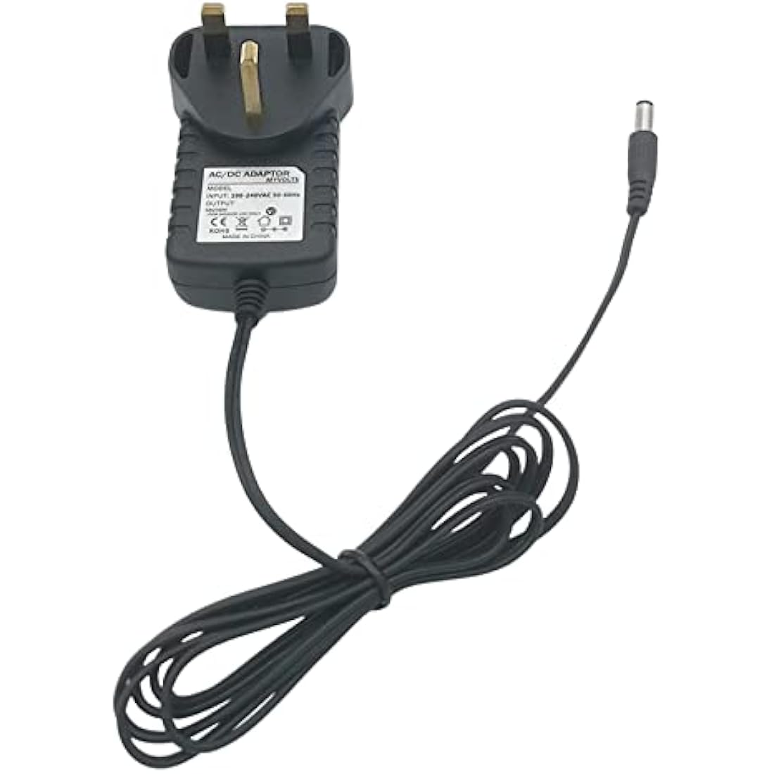 MyVolts 12V Power Supply Adaptor for Yamaha PSR-530 Keyboard | UK Plug