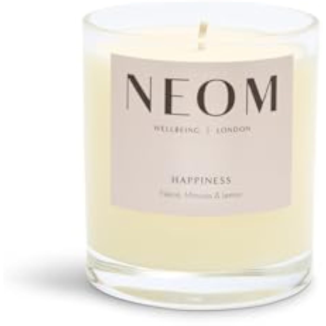 Neom Happiness Scented Candle | Neroli & Lemon Essential Oil | 185g