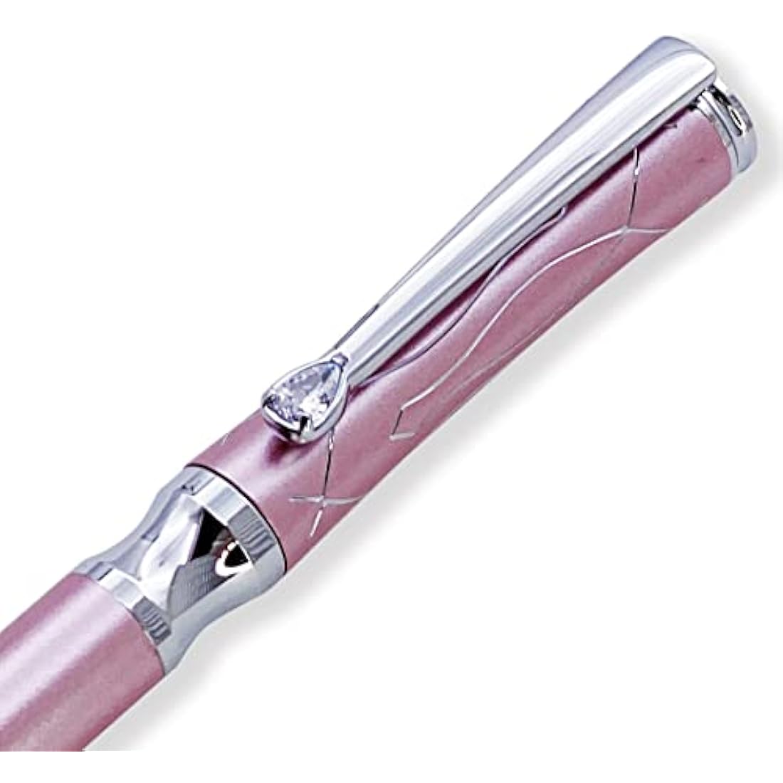 LACHIEVA LUX Crystal Metal Ballpoint Pen - Barbie Pink Luxury Gift