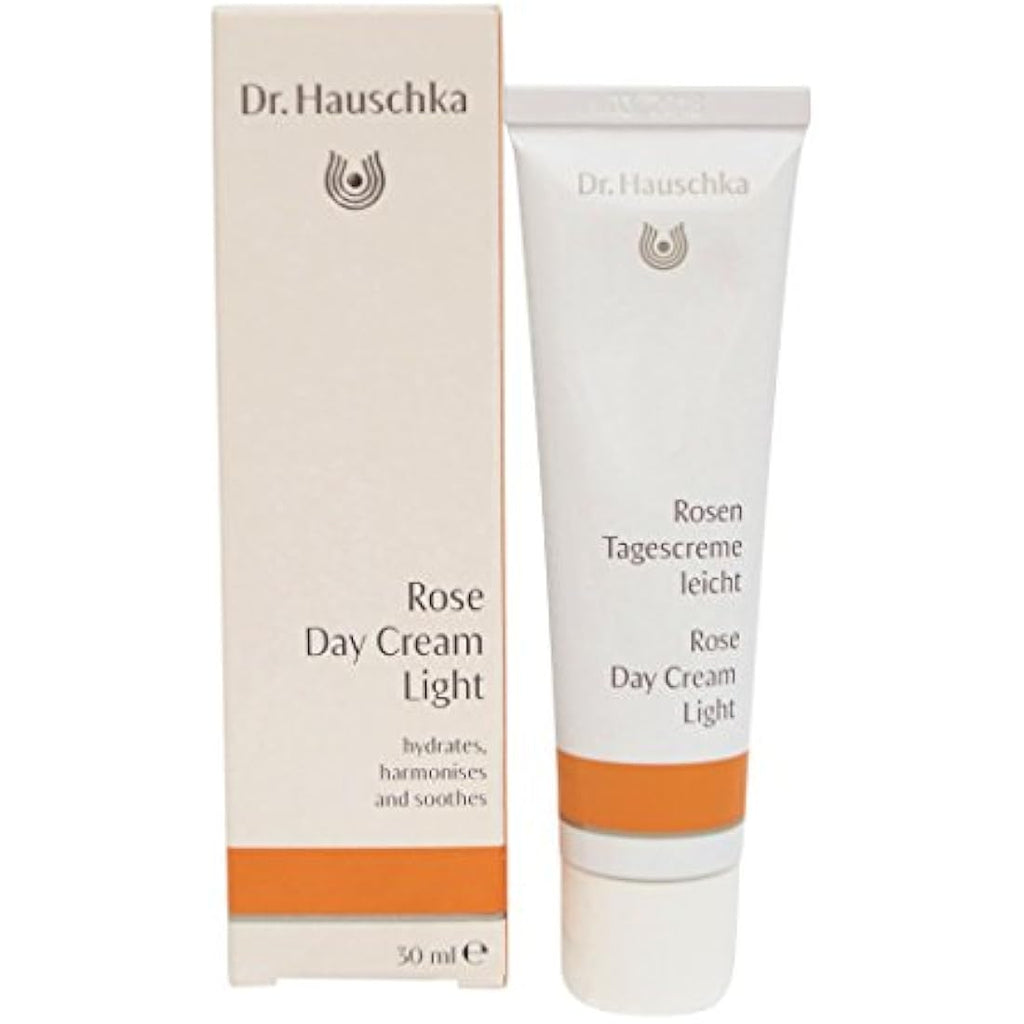 Dr. Hauschka Rose Day Cream Light – Organic Face Moisturizer, 30 ml