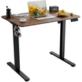 ERGOMAKER Electric Standing Desk - 90x60cm Height Adjustable - Rustic Brown