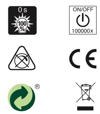 greenandco Anti-Mosquito LED Bulb E27 | Yellow 5W 500lm | 10-Pack
