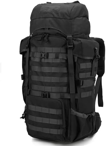 Tactical Military Backpack – Large Molle Rucksack with Rain Cover