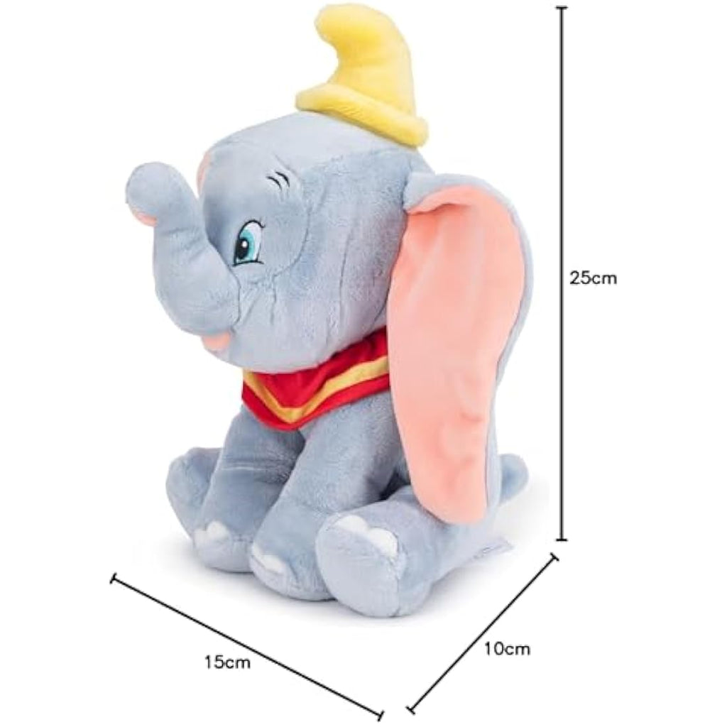 Disney Dumbo Plush Toy – 25cm Authentic Character Soft Stuffed Animal