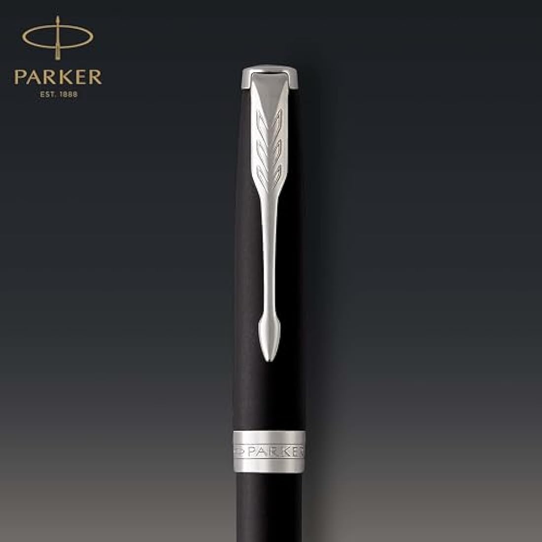 Parker Sonnet Ballpoint Pen – Matte Black Lacquer with Palladium Trim