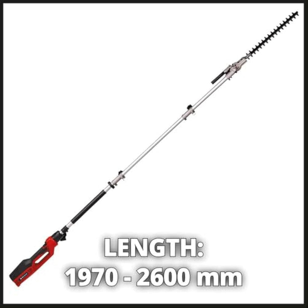 Einhell GC-HH 9046 Electric Long Reach Pole Hedge Trimmer - 900W, 2.6M