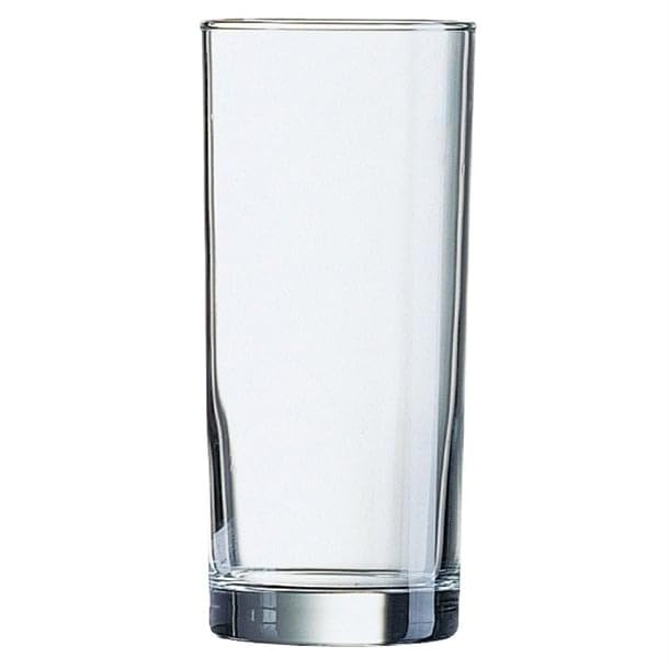 Arcoroc Highball Glasses 340ml | Clear Glass Drinking Tumblers - 48 Pack