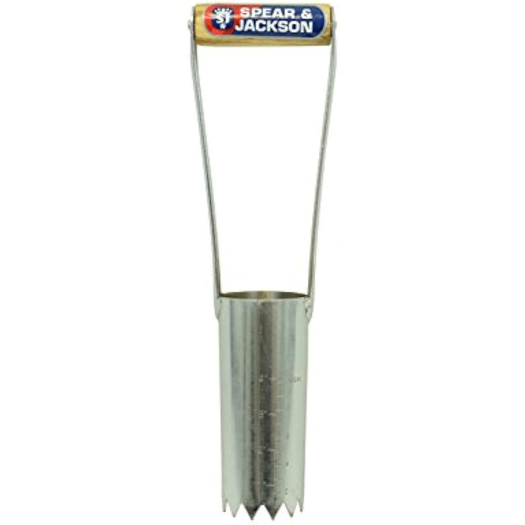 Spear & Jackson Stainless Steel Midi Bulb Planter – Serrated Base, Blue