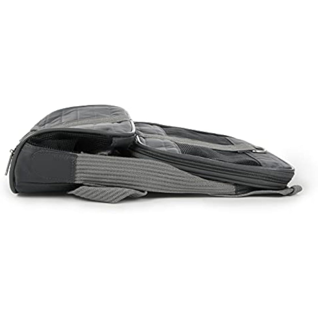 Sherpa Deluxe Pet Carrier | Airline Approved Travel Bag, Charcoal, Small