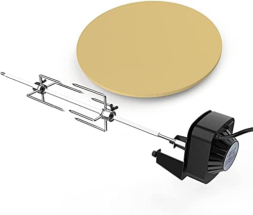 Onlyfire BBQ Rotisserie Kit & Pizza Ring for Large Big Green Egg