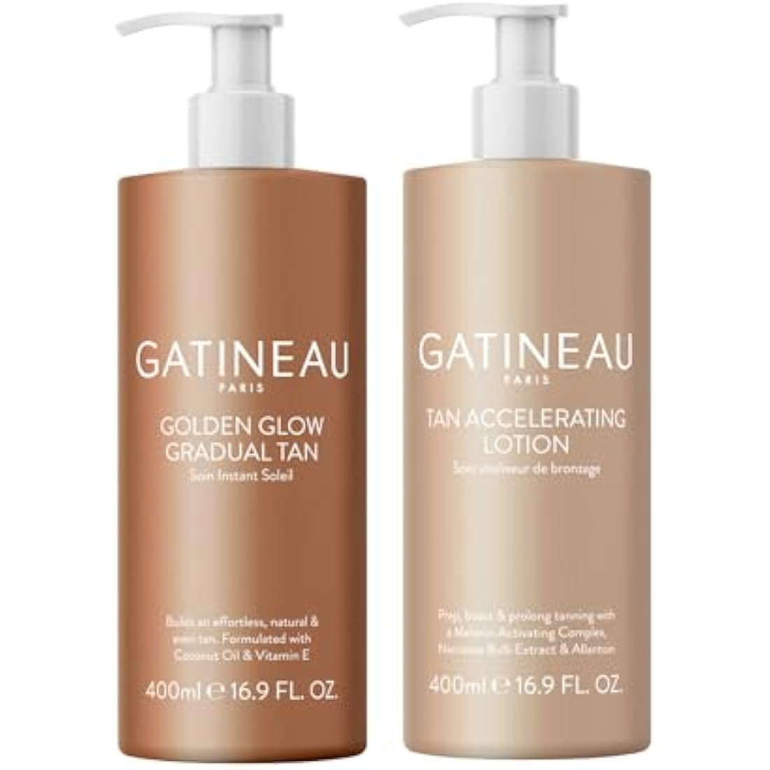 Gatineau Total Body Glow Skincare Gift Set – Gradual Tan & Lotion 2x400ml