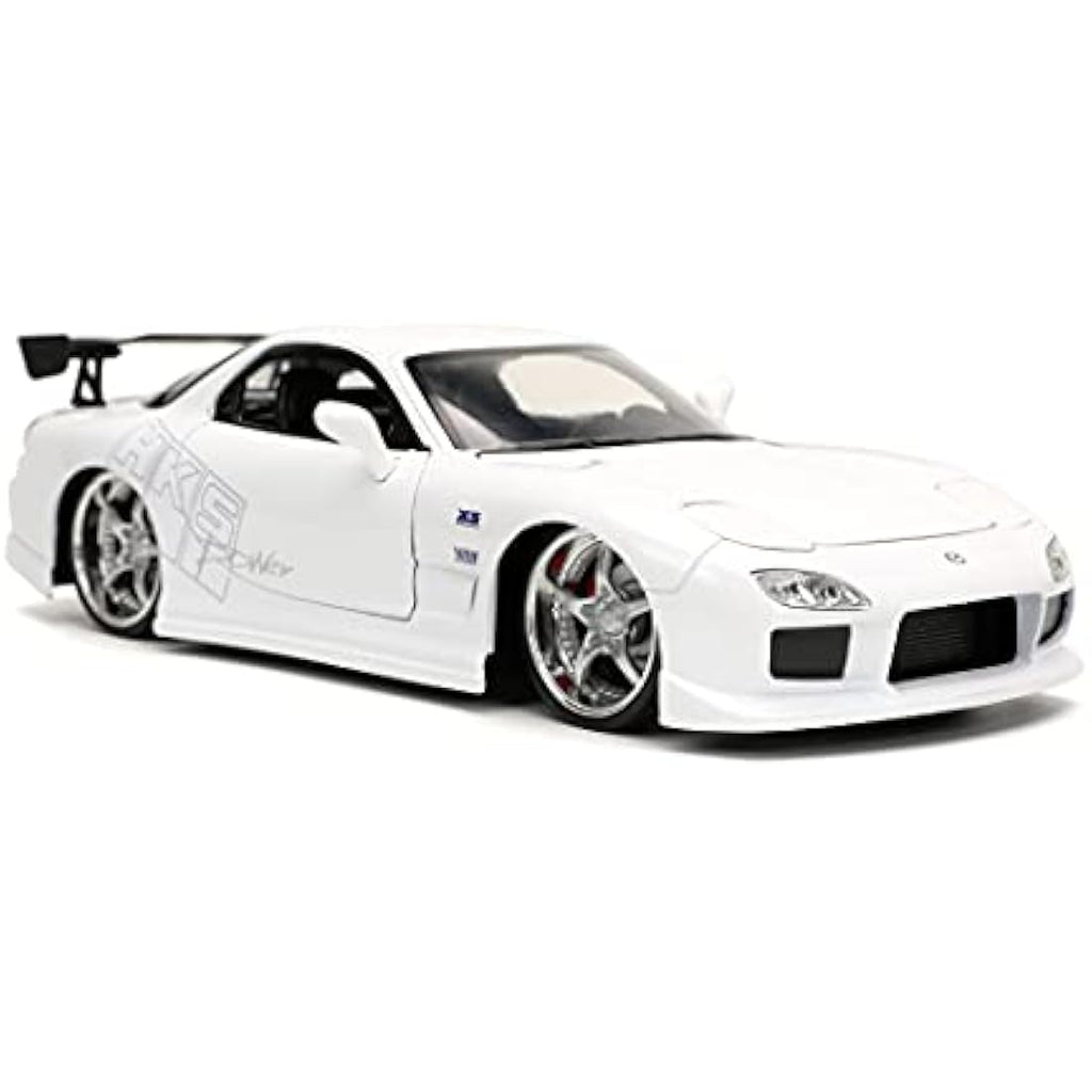 Jada Toys Fast & Furious 1993 Mazda RX-7 1:24 Diecast Model Car – White