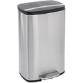 Amazon Basics 50L Soft-Close Stainless Steel Rubbish Bin – Satin Nickel