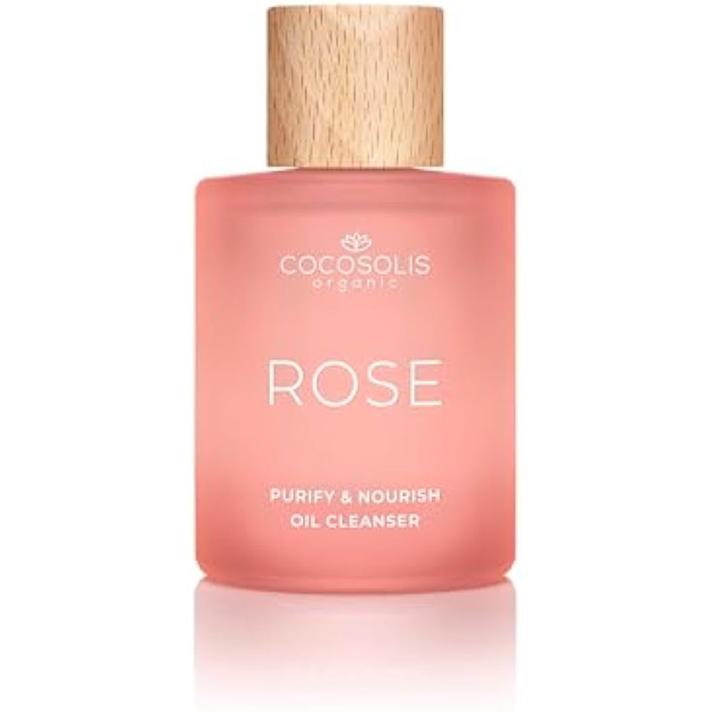 COCOSOLIS ROSE Purify & Nourish Oil Cleanser | Vegan Makeup Remover