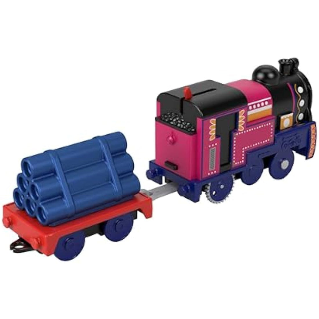 Thomas & Friends Ashima Motorized Toy Train with Cargo Car, Ages 3+