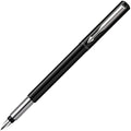 Parker Vector Fountain Pen – Black with Chrome Trim, Medium Nib