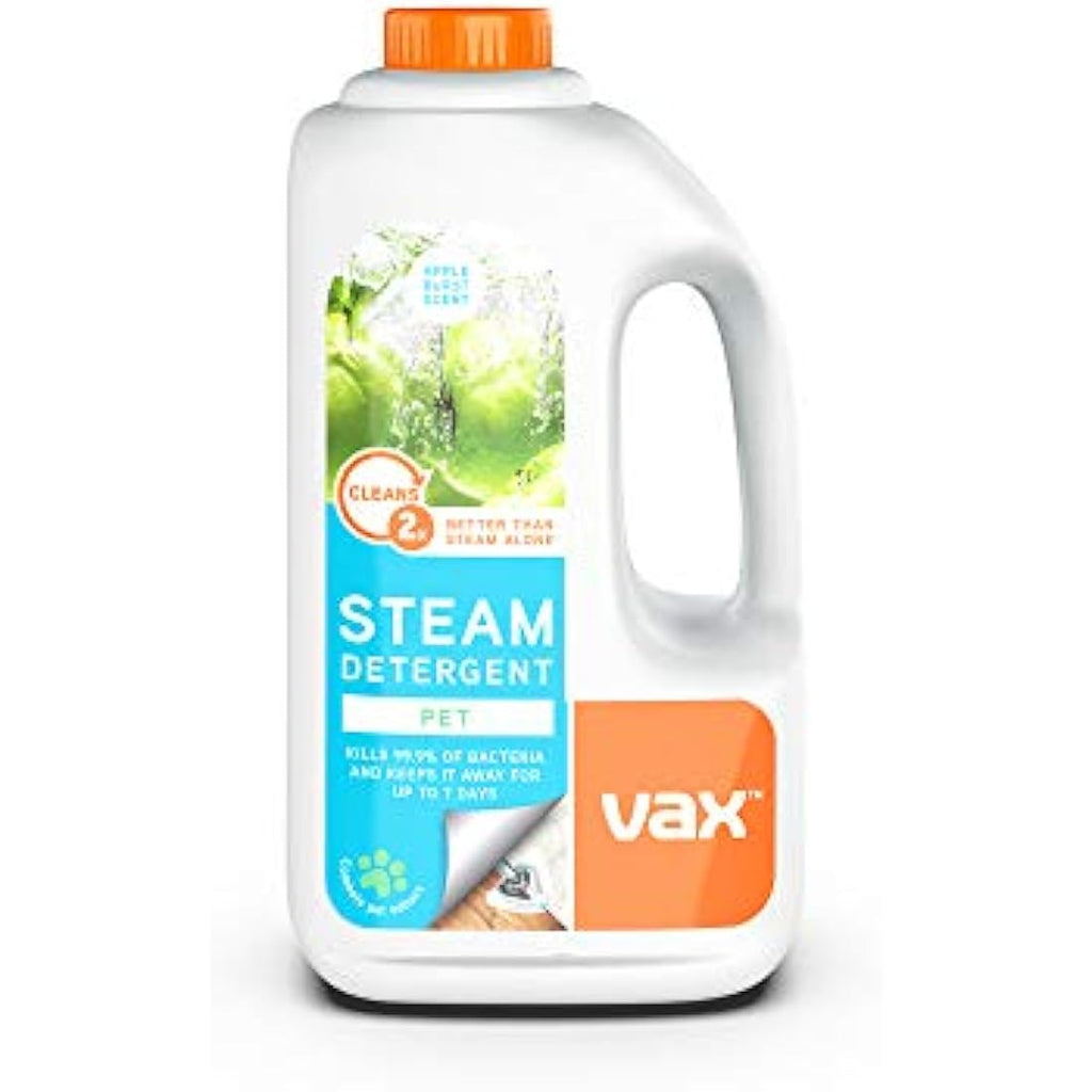 Vax Pet Steam Cleaner Detergent – Apple Burst Hard Floor Solution 1L