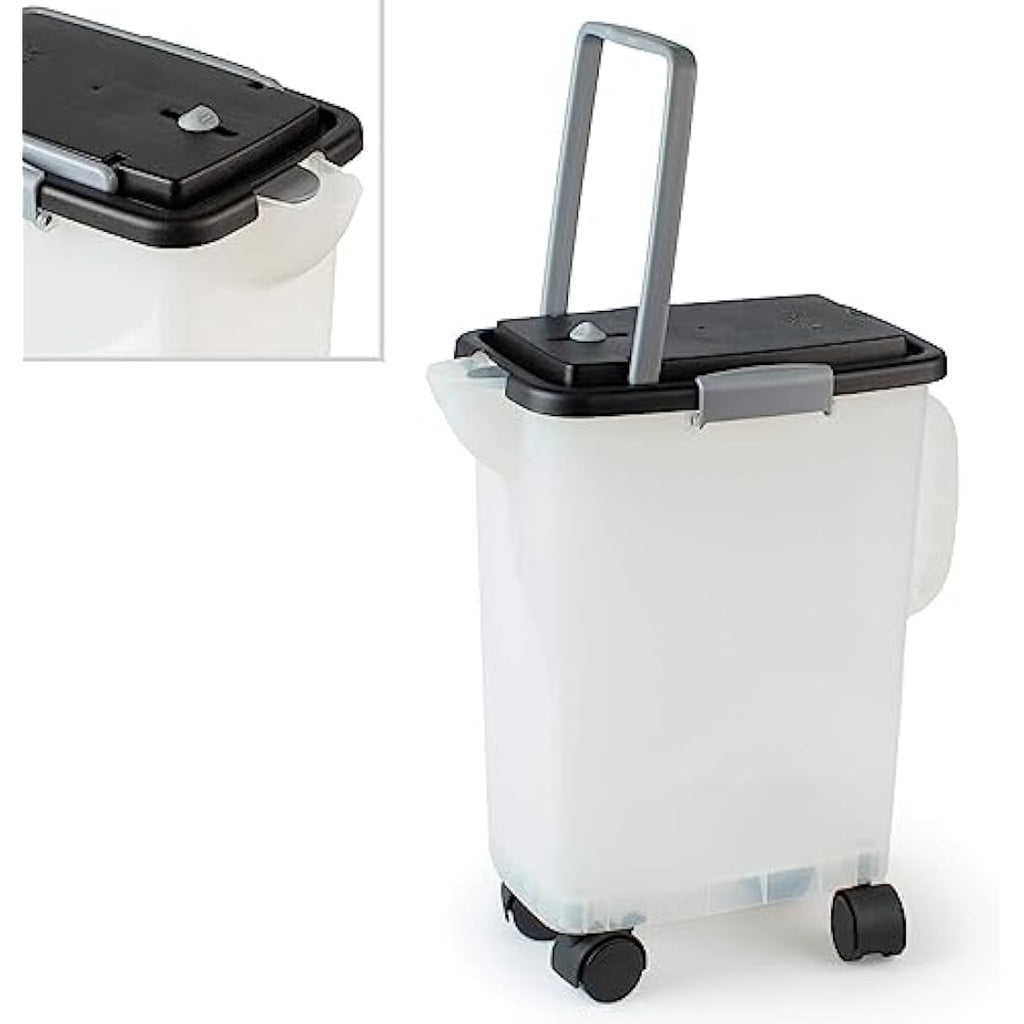 PetFusion Portable Pet Food Container – 10kg Heavy Duty Bin with Wheels