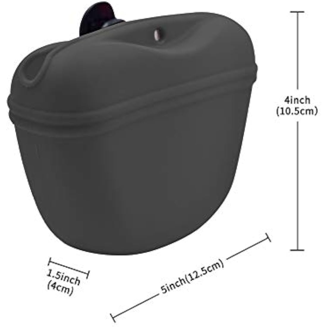 Silicone Dog Treat Pouch – Magnetic Training Bag with Clip