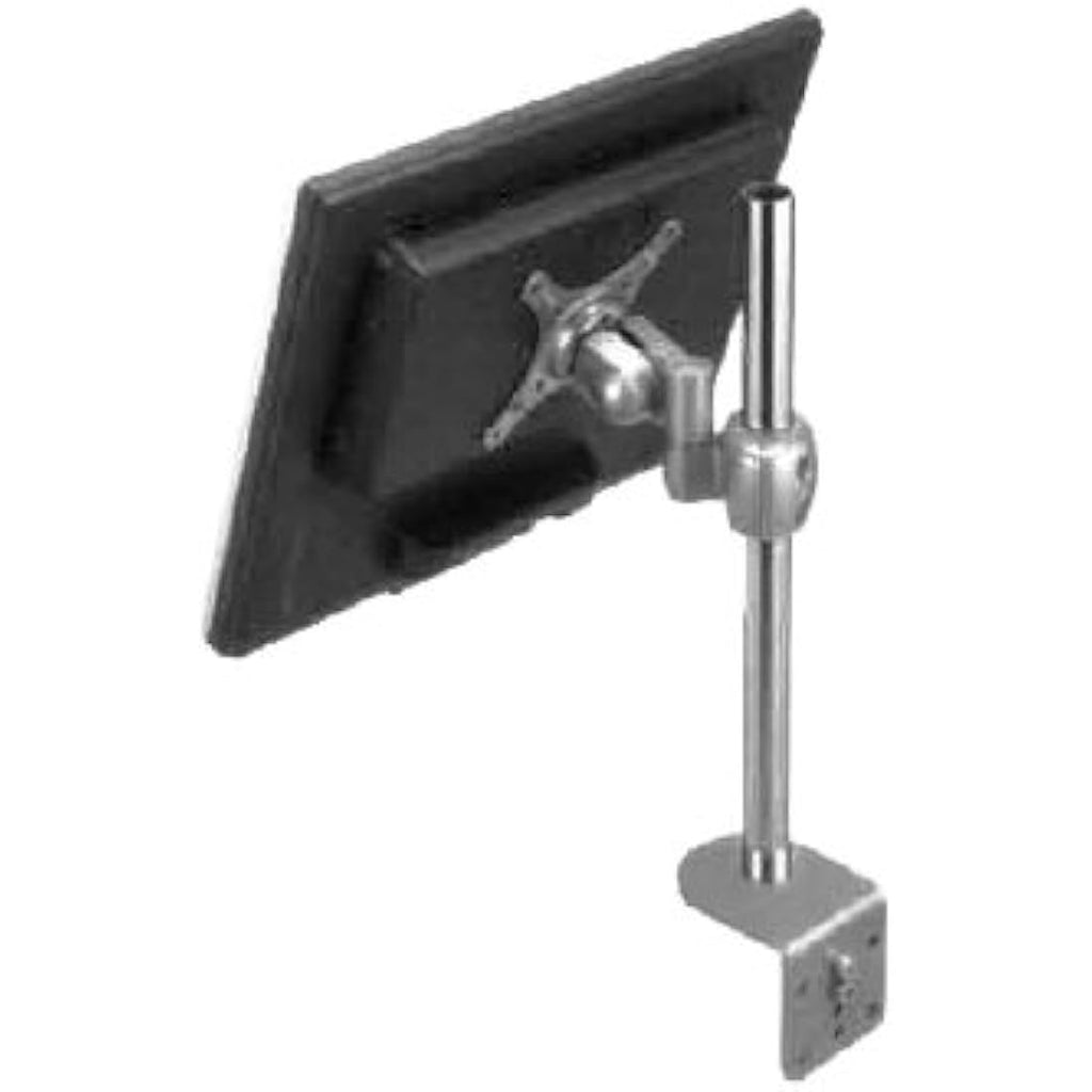 Allcam MDM01 Single Monitor Arm Stand | 17-27" VESA Desk Mount – Silver