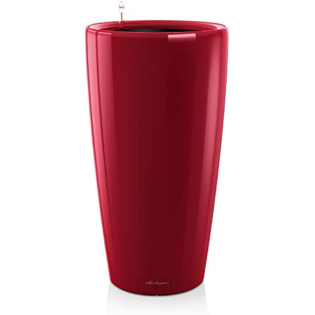 Lechuza Rondo Premium 40 Self-Watering Planter – Scarlet Red High Gloss