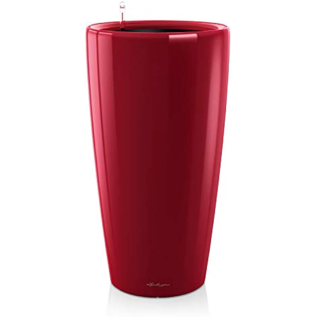 Lechuza Rondo Premium 40 Self-Watering Planter – Scarlet Red High Gloss