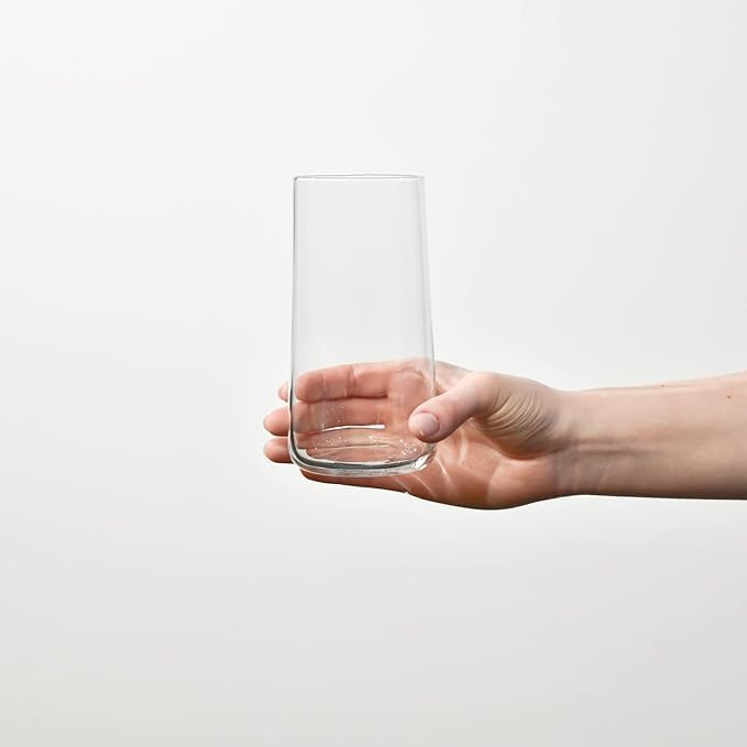 Krosno Avant-Garde Highball Glasses - Set of 6 Lead-Free Tumblers, 540ml