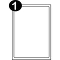 SmithPackaging A4 Self Adhesive Address Labels - 100 Sheets | Matt White