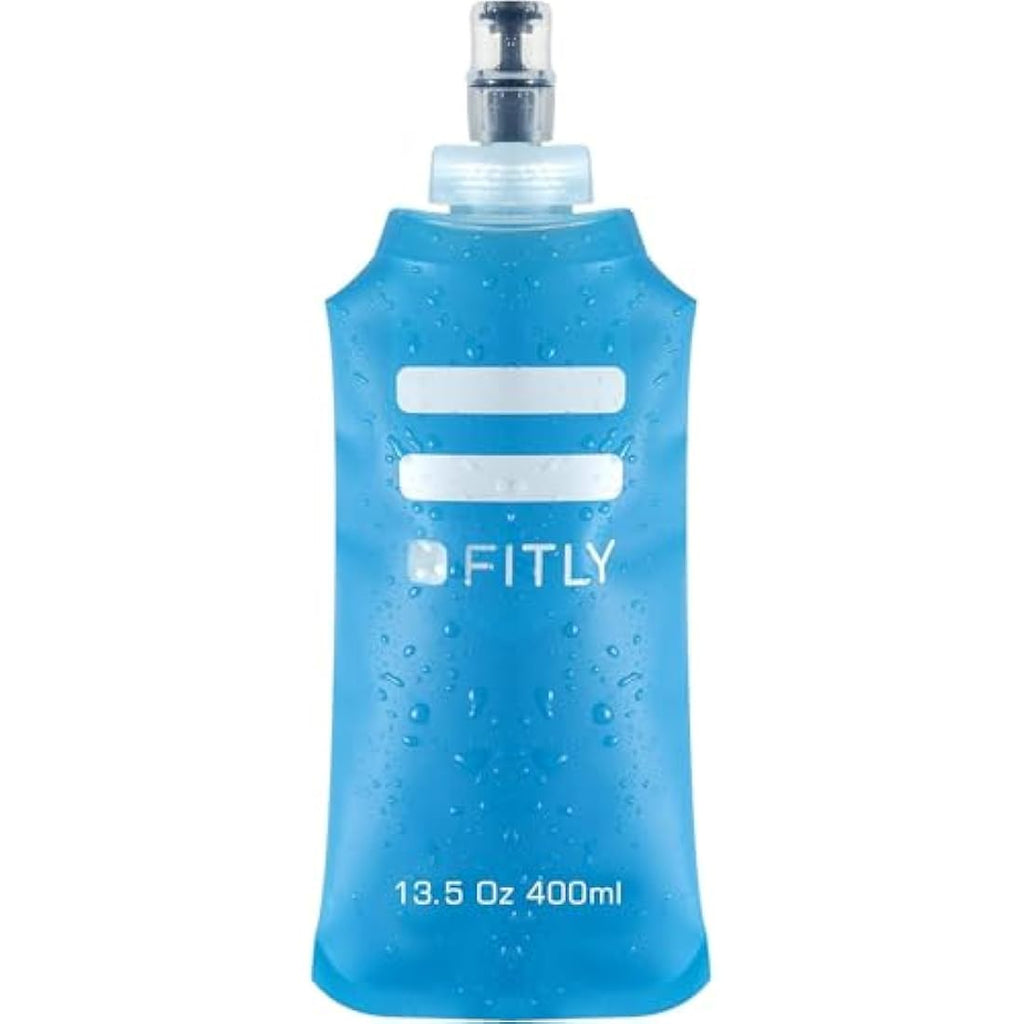 FITLY Soft Water Bottle | Collapsible BPA-Free Flask for Running & Hiking