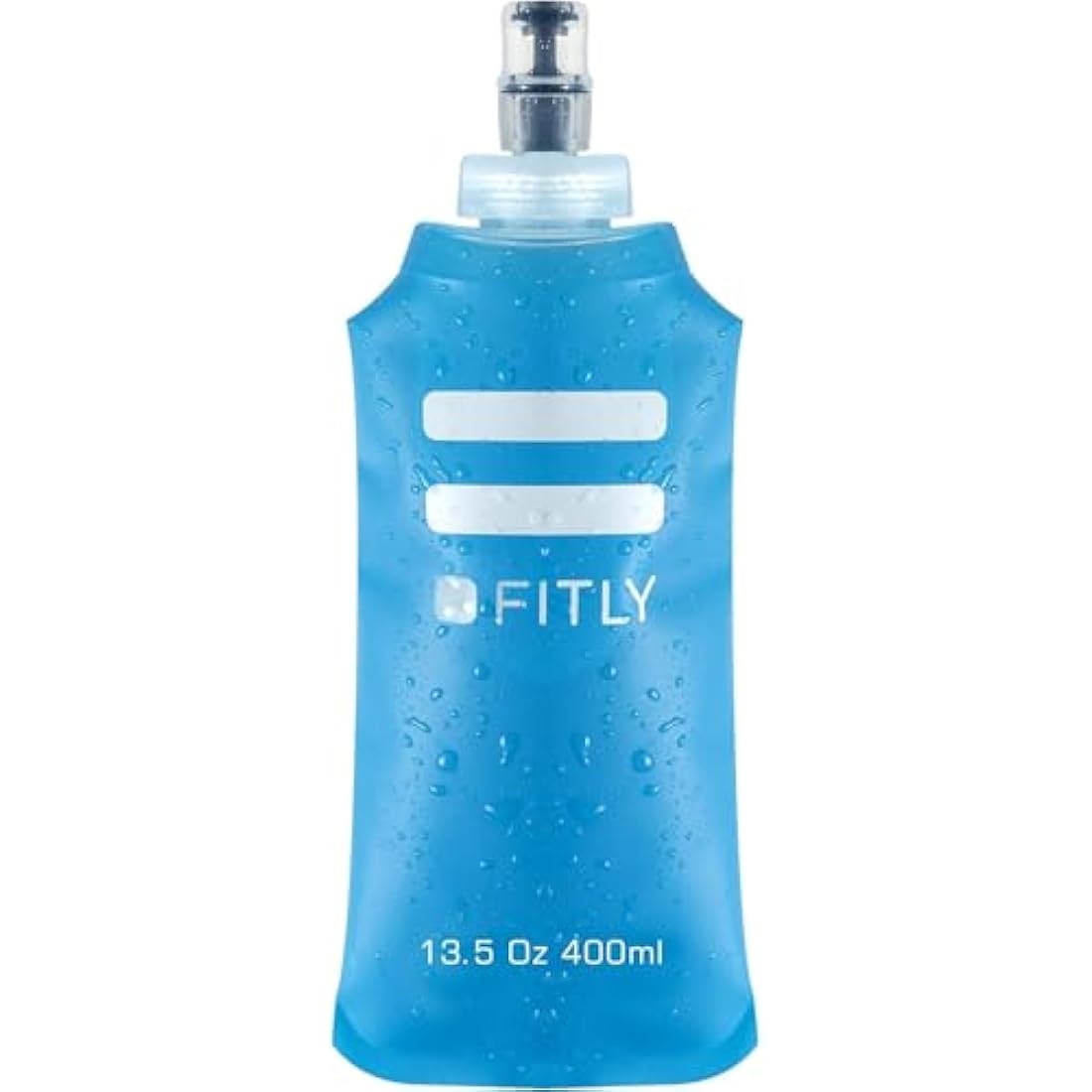 FITLY Soft Water Bottle | Collapsible BPA-Free Flask for Running & Hiking