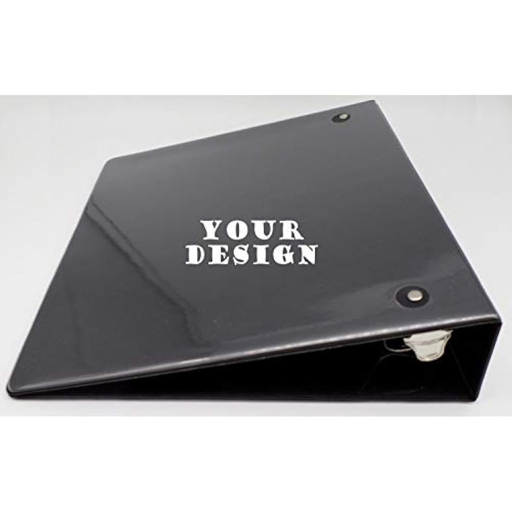 docsmagic.de 3-Ring Card Album with 50 18-Pocket Sideloading Pages - Black