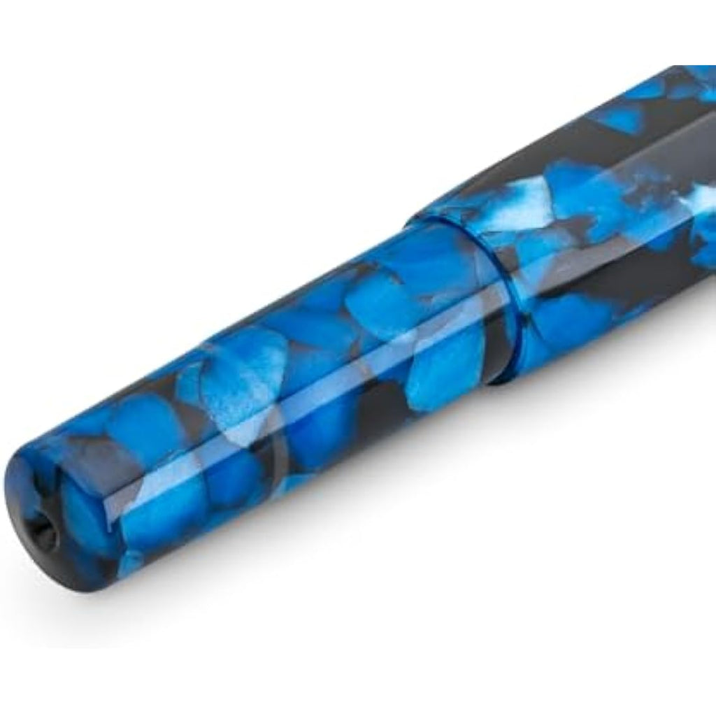 Kaweco Art Sport Fountain Pen – Pebble Blue Acrylic, Fine Steel Nib