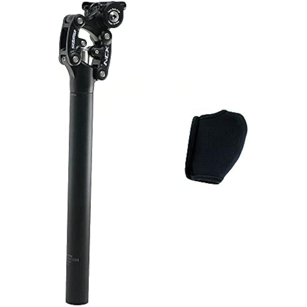 SR Suntour SP12 NCX Suspension Seatpost - 31.6 x 350mm with Cover