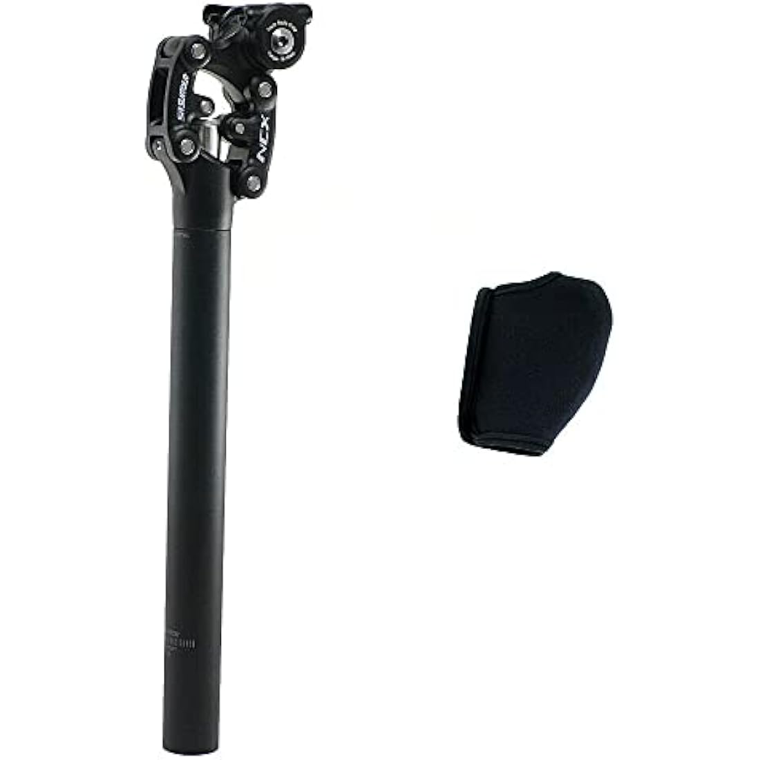 SR Suntour SP12 NCX Suspension Seatpost - 31.6 x 350mm with Cover