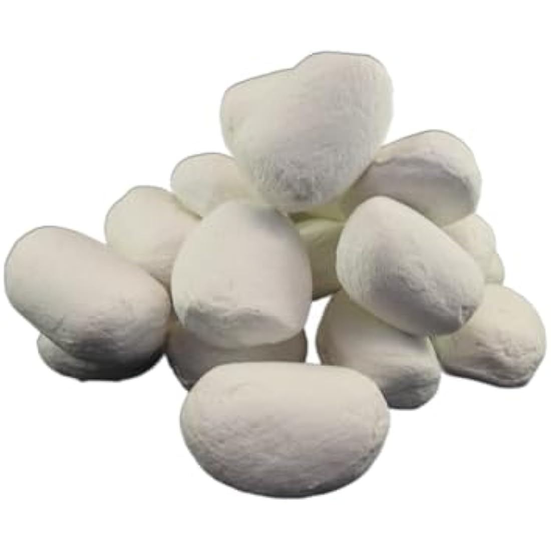 The Stove Wizard 20 Ceramic Replacement Pebbles for Gas & Electric Fires