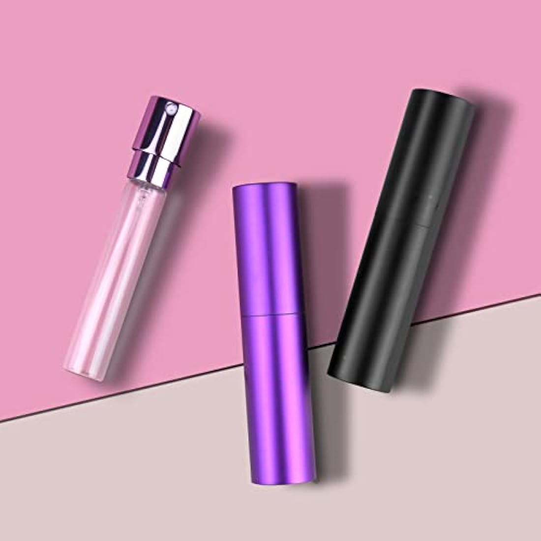 Zingso 10ml Refillable Perfume Atomiser – 2 Pack Leakproof Spray Bottles