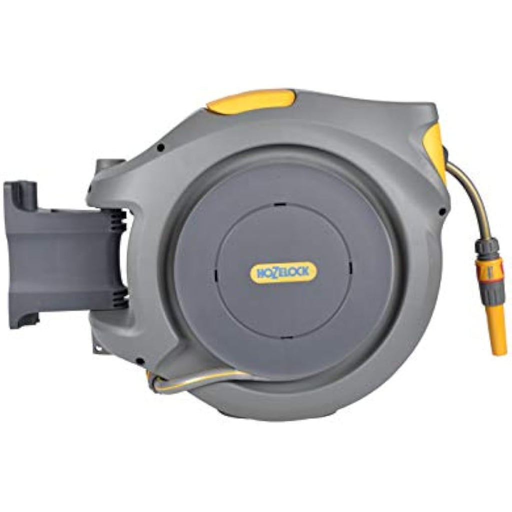 Hozelock Auto Reel 30m Wall-Mounted Retractable Garden Hose Reel