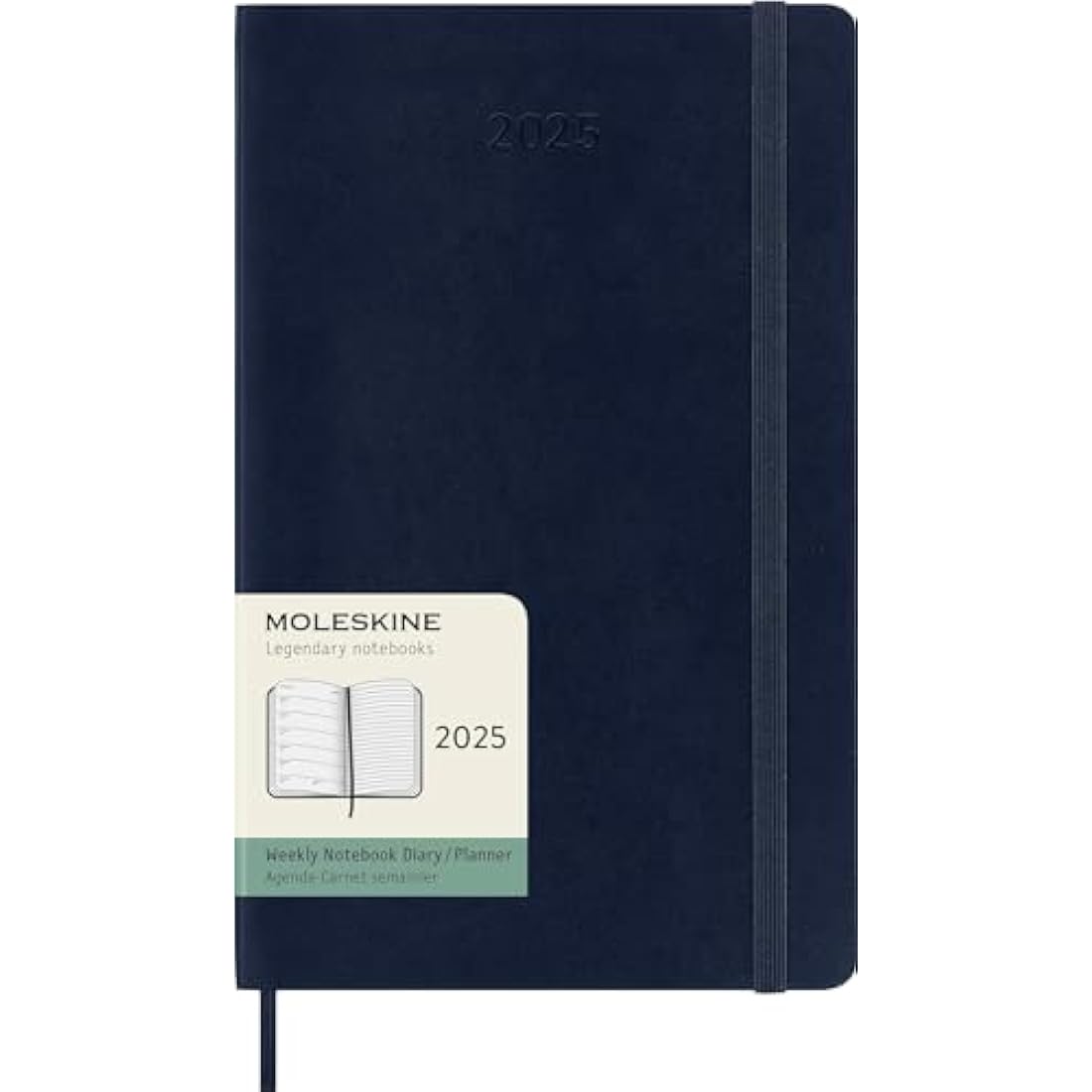 Moleskine 2025 Weekly Planner | Soft Cover Agenda | Sapphire Blue